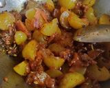 A picture of step 4 of Amla sweet pickle.