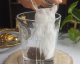 A picture of step 1 of SOY MILK ICED MOCHA (VEGAN).
