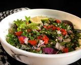 A picture of step 3 of Tabbouleh with Foxtail Millet & Mixed Herbs.