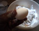 A picture of step 3 of Mongolian Chicken.