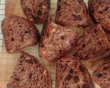Foto langkah ke 27 dari resep Orange Peel Double Chocolate Sourdough Bread (Oven Tangkring).