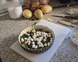 Foto del paso 7 de la receta: Tarta de Patatas, Espinacas, Champiñones y Queso (en air fryer)
