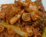 Foto langkah ke 3 dari resep Tumis cumi asin.