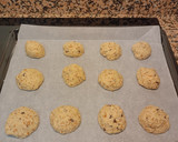 Foto del paso 3 de la receta: Galletas de almendras con plátano y pepitas de chocolate