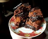 Foto langkah ke 10 dari resep Oreo Sandwich Brownies🇺🇸.
