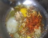A picture of step 6 of Karele chane ki daal.