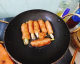 A picture of step 5 of Grilled Vegan Skewers with Banh Hoi Noodles.