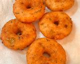 A picture of step 3 of Suji Potato Vada.