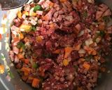 Foto del paso 6 de la receta: Majadito de carne y calabresa