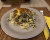 Rakott tagliatelle Sertésszűzzel, gombával és spenóttal (tejszínes) recept fázis 8 fotója