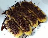 Foto langkah ke 3 dari resep Pisang raja bakar coklat keju.