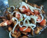 Foto langkah ke 7 dari resep Udang + tahu kecap.