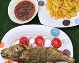 A picture of step 6 of Grilled fish platter.