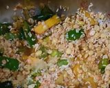 A picture of step 3 of Pumpkin and Toor Daal Masala Veg Khichdi.
