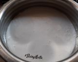 A picture of step 3 of Appam with Veg Stew.