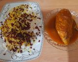 عکس مرحله 1 از دستور زرشک پلو با مرغ