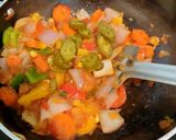 ভেজিটেবলস চীজি এগ পাস্তা (vegetable cheesy egg pasta recipe in Bengali) রেসিপি ধাপ - 4 ছবি