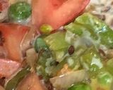 A picture of step 5 of Raw Green Chana biryani.