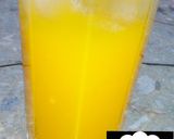 A picture of step 1 of Mango mints juice.