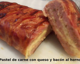 Foto del paso 15 de la receta: Pastel de carne con queso y bacon al horno