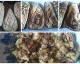 Foto del paso 2 de la receta: 🍆 Berenjenas Rellenas de Carne y Bechamel