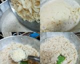 A picture of step 2 of Fettuccine Pasta in White Sauce.