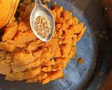 A picture of step 7 of Watermelon Rind Ladoos.