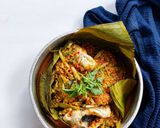 Foto langkah ke 7 dari resep Pepes Ikan Mangga Muda (versi loyang).