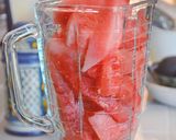 A picture of step 1 of Water Melon juice.