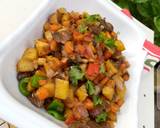Stir fried potatoes with veggies and gizzard recipe step 3 photo