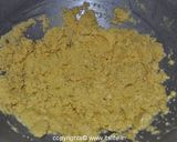 A picture of step 2 of Besan suji modak.