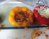 Foto del paso 3 de la receta: Pimientos Rellenos de pollo y verduras al horno