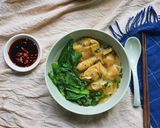 A picture of step 8 of Vegetarian Dumplings – Secret to a Rich Broth Without MSG.