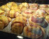 Gyors sajtos, sonkás mini kiflik és csigák recept fázis 6 fotója