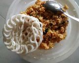 Foto langkah ke 3 dari resep Nasgor ebi bayam.