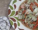 Cara Membuat Tumis udang sayur 6