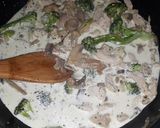 Brokkolis-gombás csirke bulgurral recept fázis 3 fotója