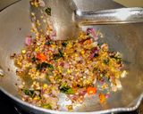 A picture of step 1 of Masala Sooji Upma.