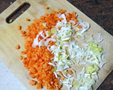 Foto del paso 1 de la receta: Arroz con pollo y verduras express