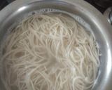 A picture of step 1 of Sooji noodles healthy version.