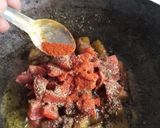 कद्दू टमाटर की सब्जी (kaddu tamatar ki sabzi recipe in Hindi) रेसिपी चरण 5 फोटो