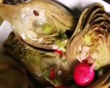 Une image de l'étape 5 de Artichaud poivrade vinaigrette cibette radis rose🥙.
