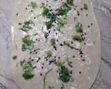A picture of step 4 of Tawa garlic naan.