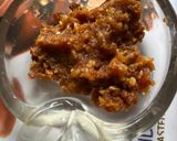 A picture of step 4 of Coconut Dragon Fruit Burphi.