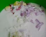 A picture of step 3 of Alu matar raita 🥔.