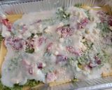 A picture of step 4 of Zucchini and Speck Lasagna.