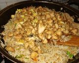 A picture of step 4 of Chicken & Egg Fried Rice.