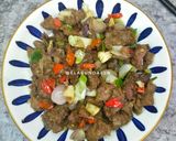 Foto langkah ke 4 dari resep Oseng Daging Ketumbar Bawang.