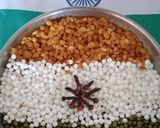 A picture of step 1 of કઠોળના ત્રિરંગા.