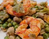 Foto del paso 6 de la receta: Menestra de verduras y gambones